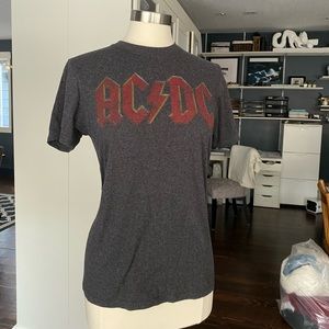 AC/DC Grey T-Shirt Women’s Size Small